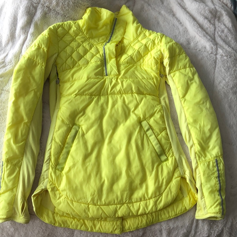 lululemon athletica Yellow Puffer Jacket